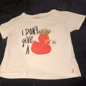 JUICY Couture I DONT GIVE A DUCK top